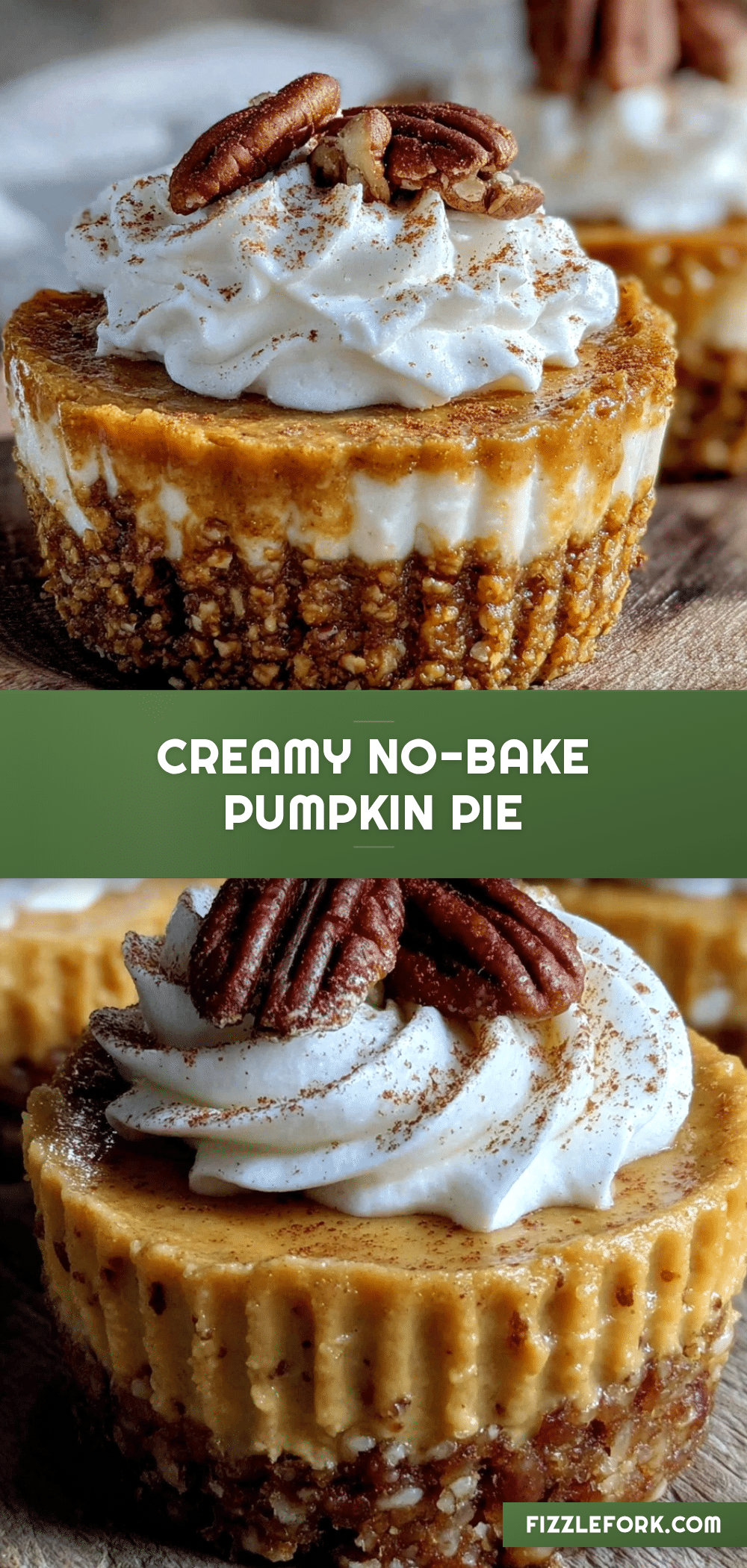 no-bake pumpkin pie cheesecake cups recipe
