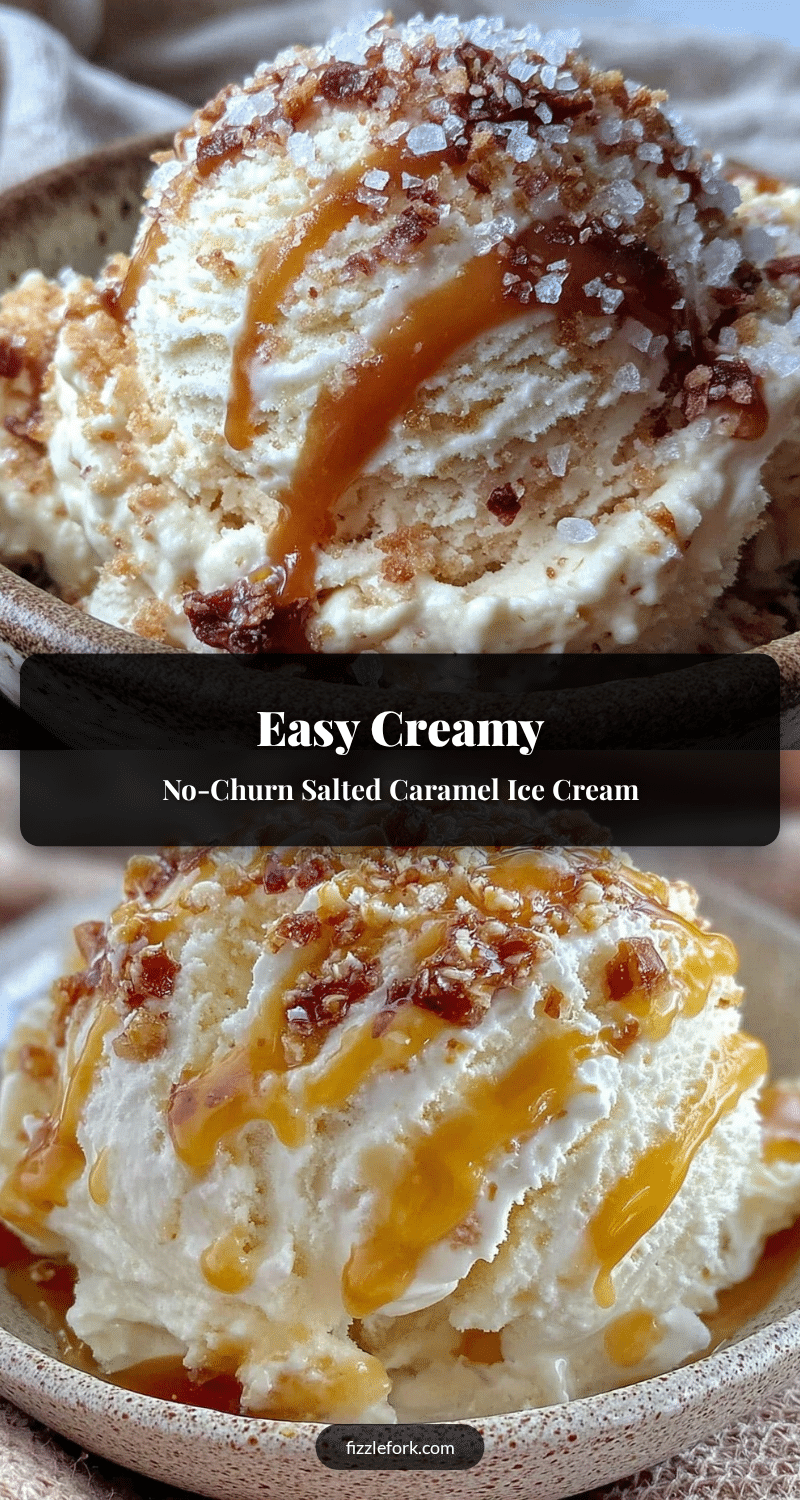 no-churn salted caramel ice cream recipe