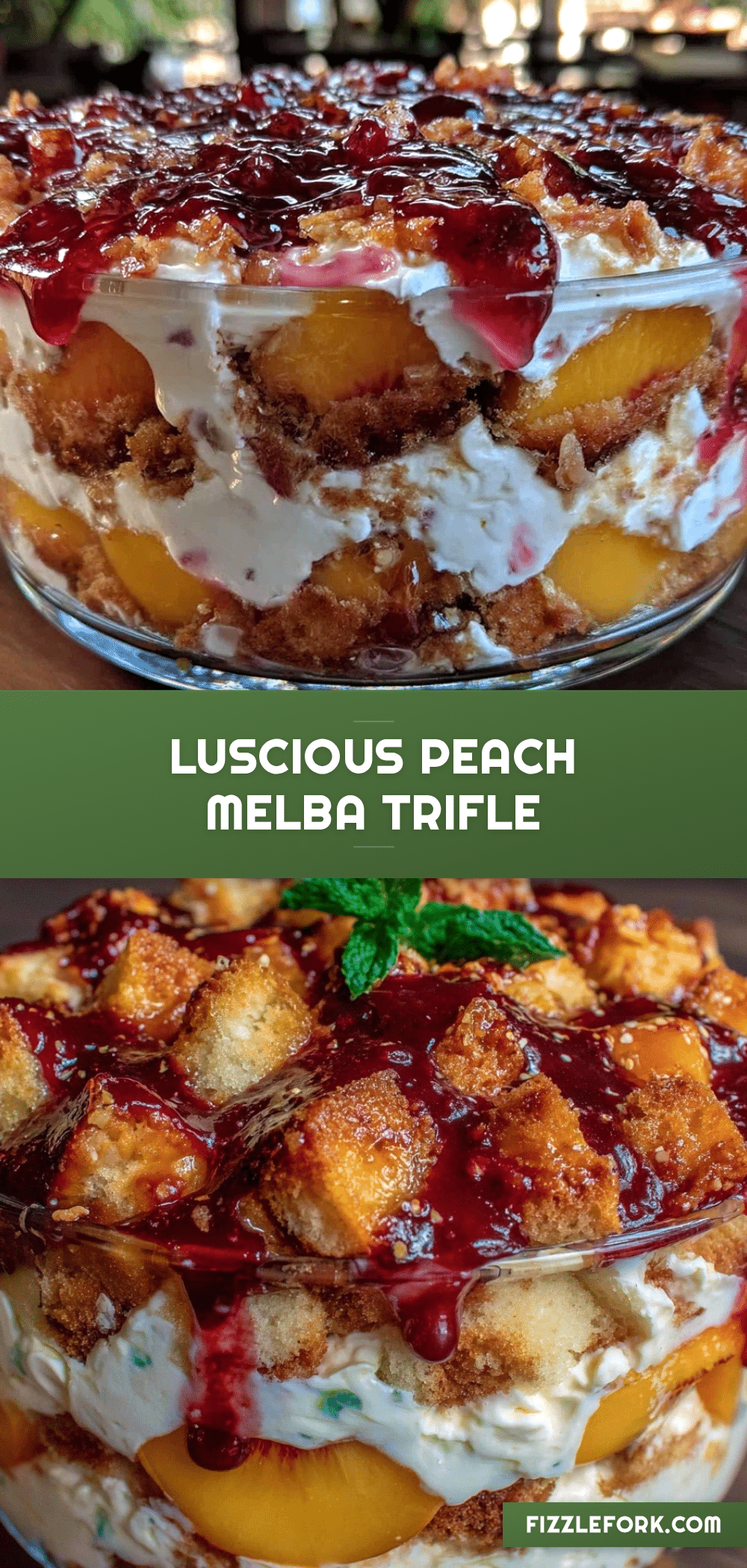 peach melba trifle recipe