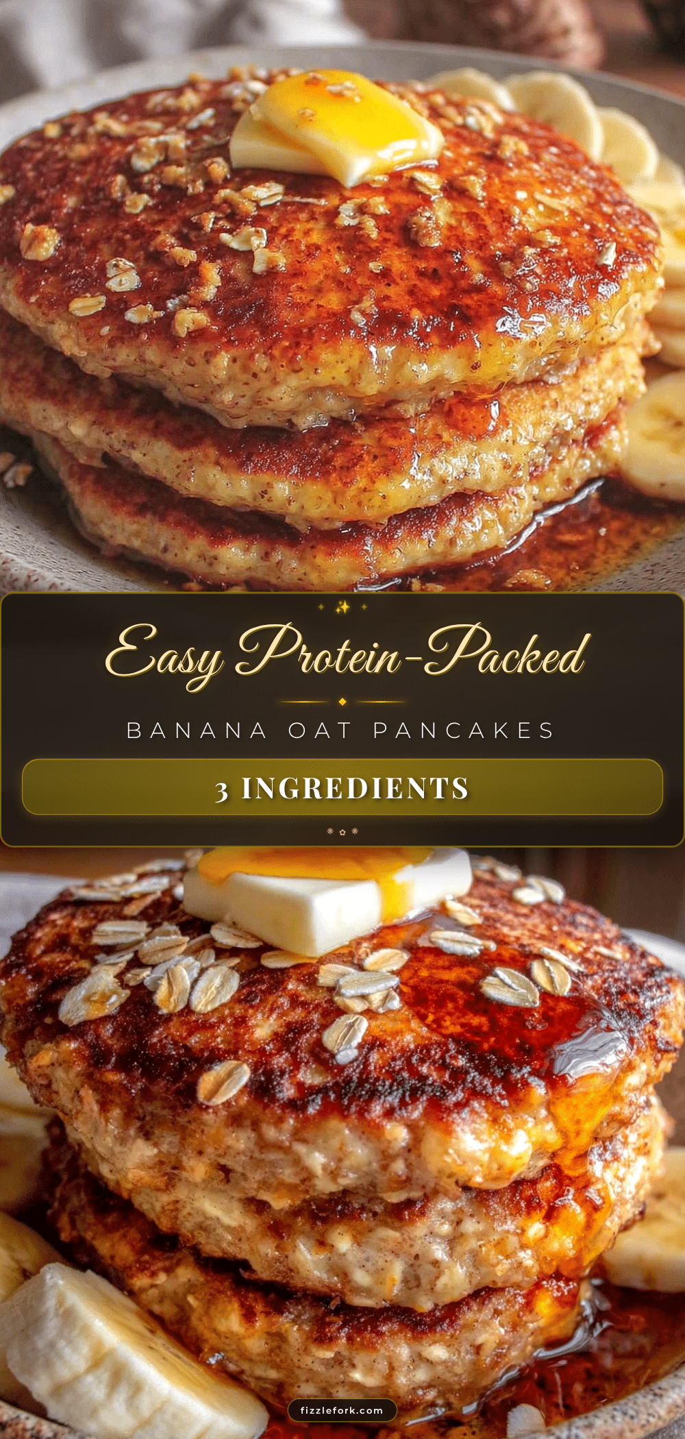 protein-packed banana oat pancakes recipe