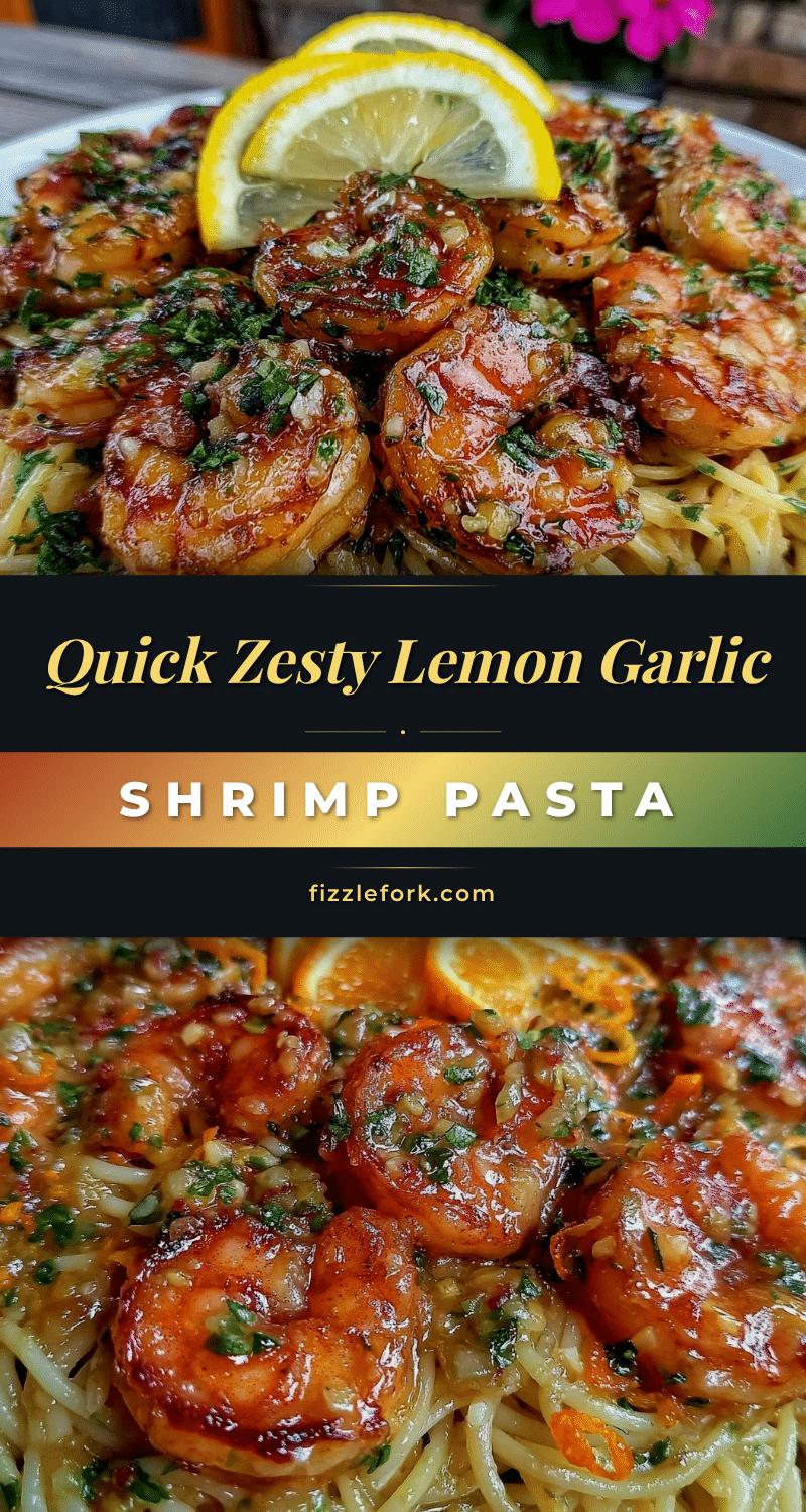 quick lemon garlic shrimp pasta recipe