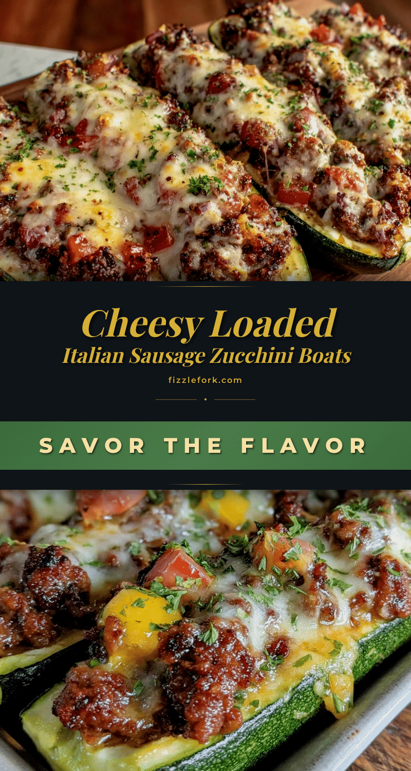 savory loaded zucchini boats recipe