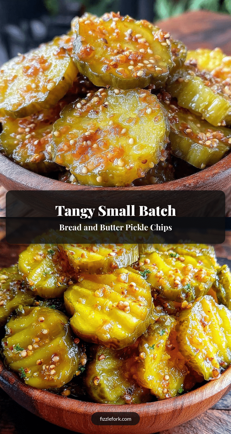 small batch bread and butter pickle chips recipe