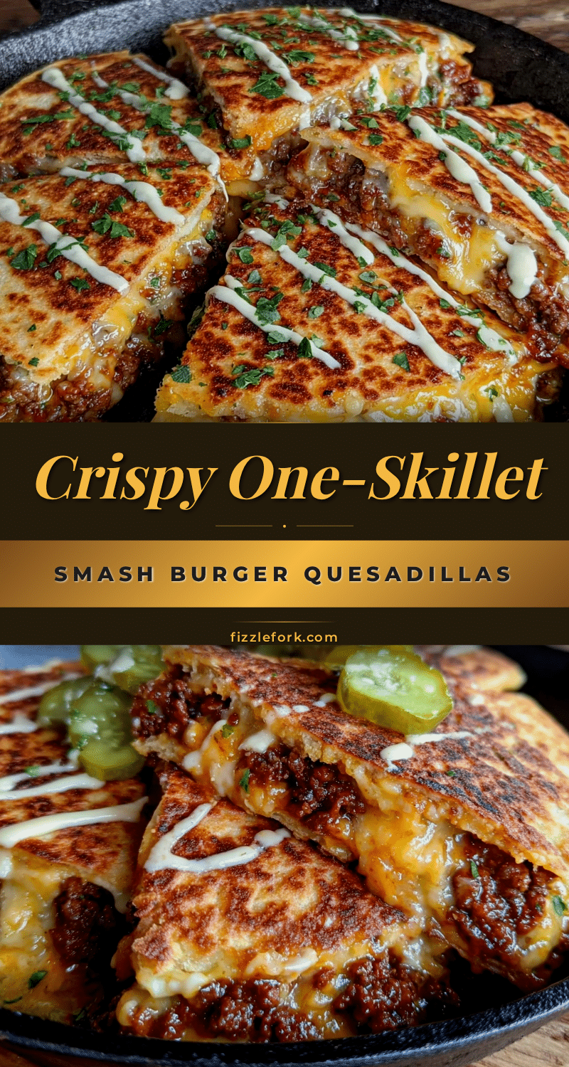 smash burger quesadillas recipe