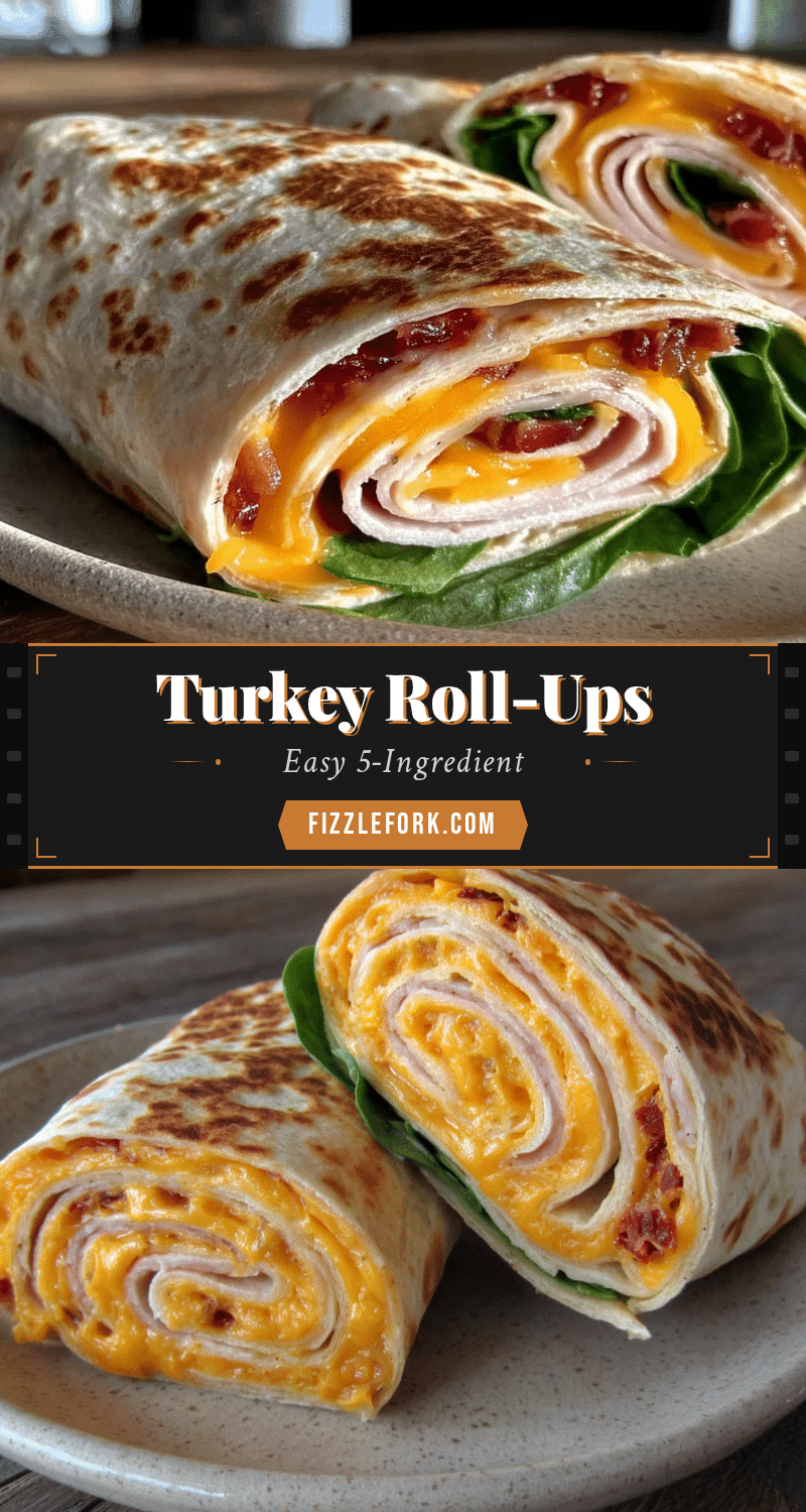 5-ingredient turkey and cheese roll-ups recipe