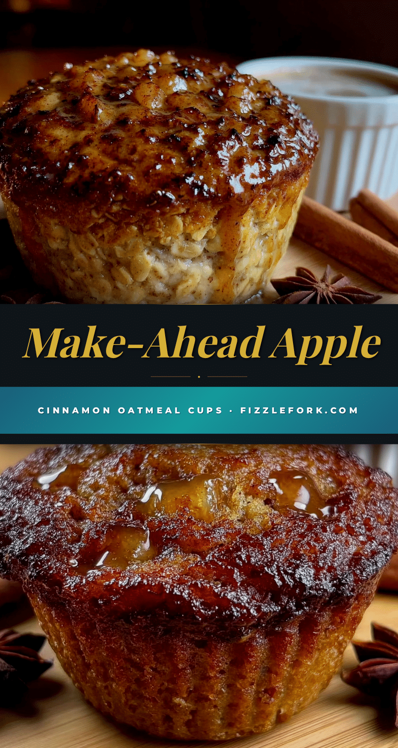 apple cinnamon baked oatmeal cups recipe