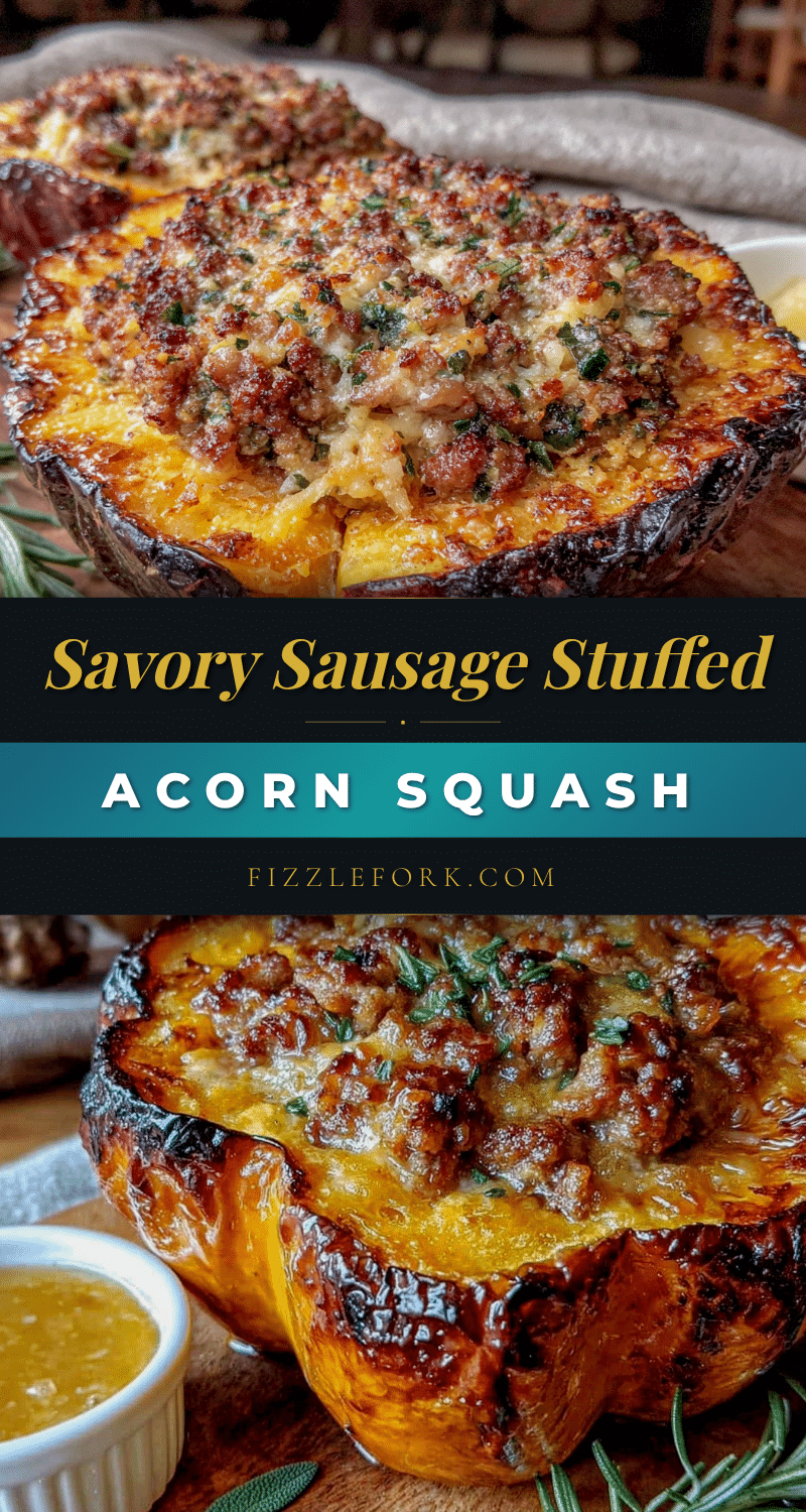 Best Savory Sausage Stuffed Acorn Squash recipe