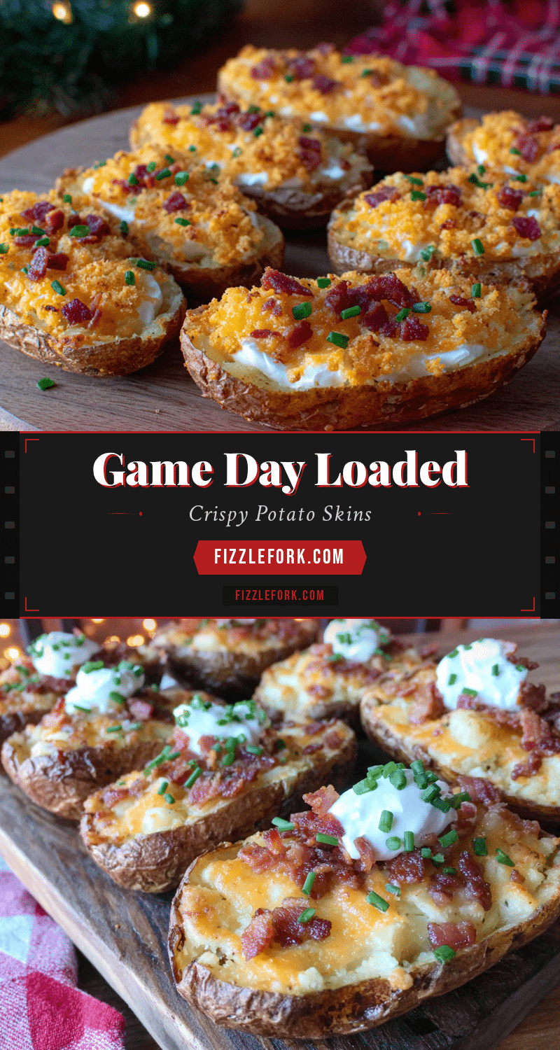 crispy loaded baked potato skins recipe