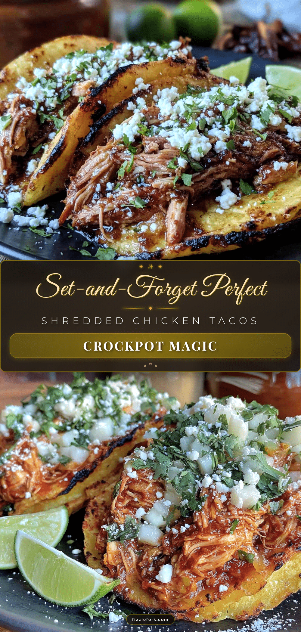 crockpot chicken tacos recipe