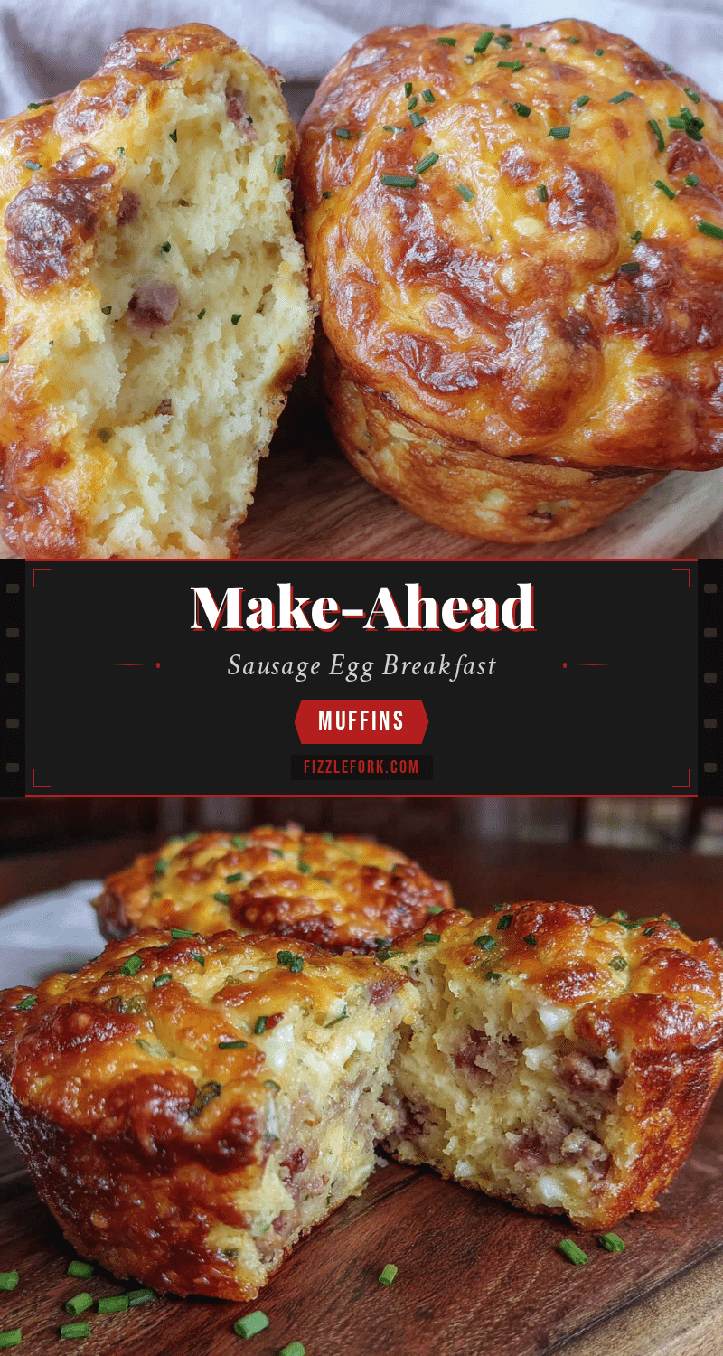 egg and sausage breakfast muffins recipe