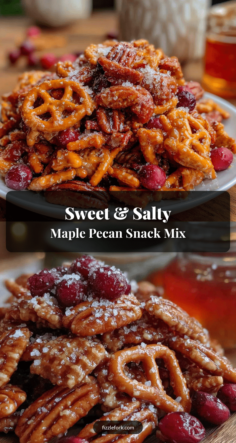 maple pecan snack mix recipe