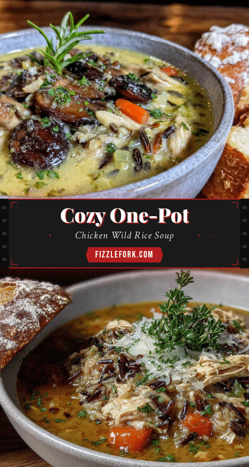 one-pot chicken and wild rice soup recipe