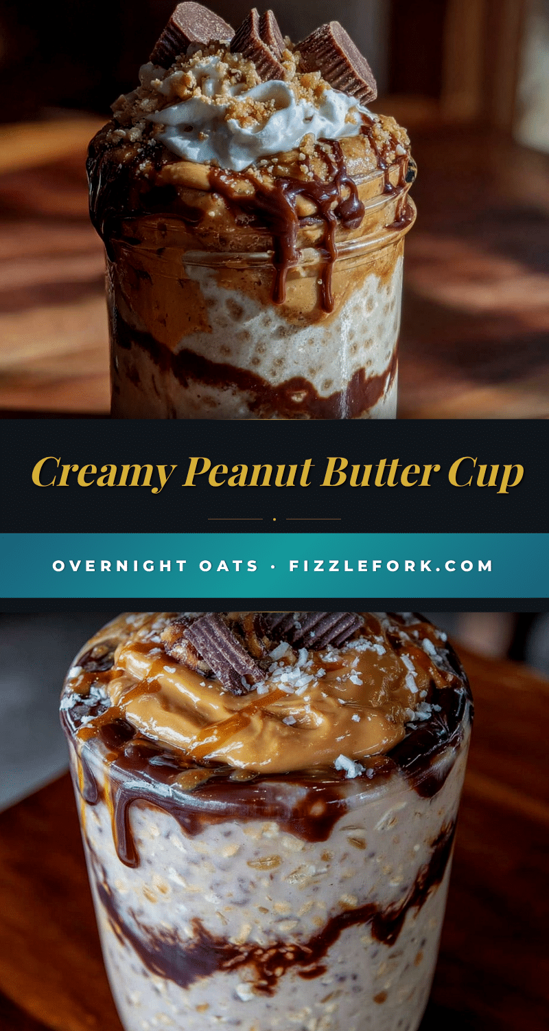peanut butter cup overnight oats recipe