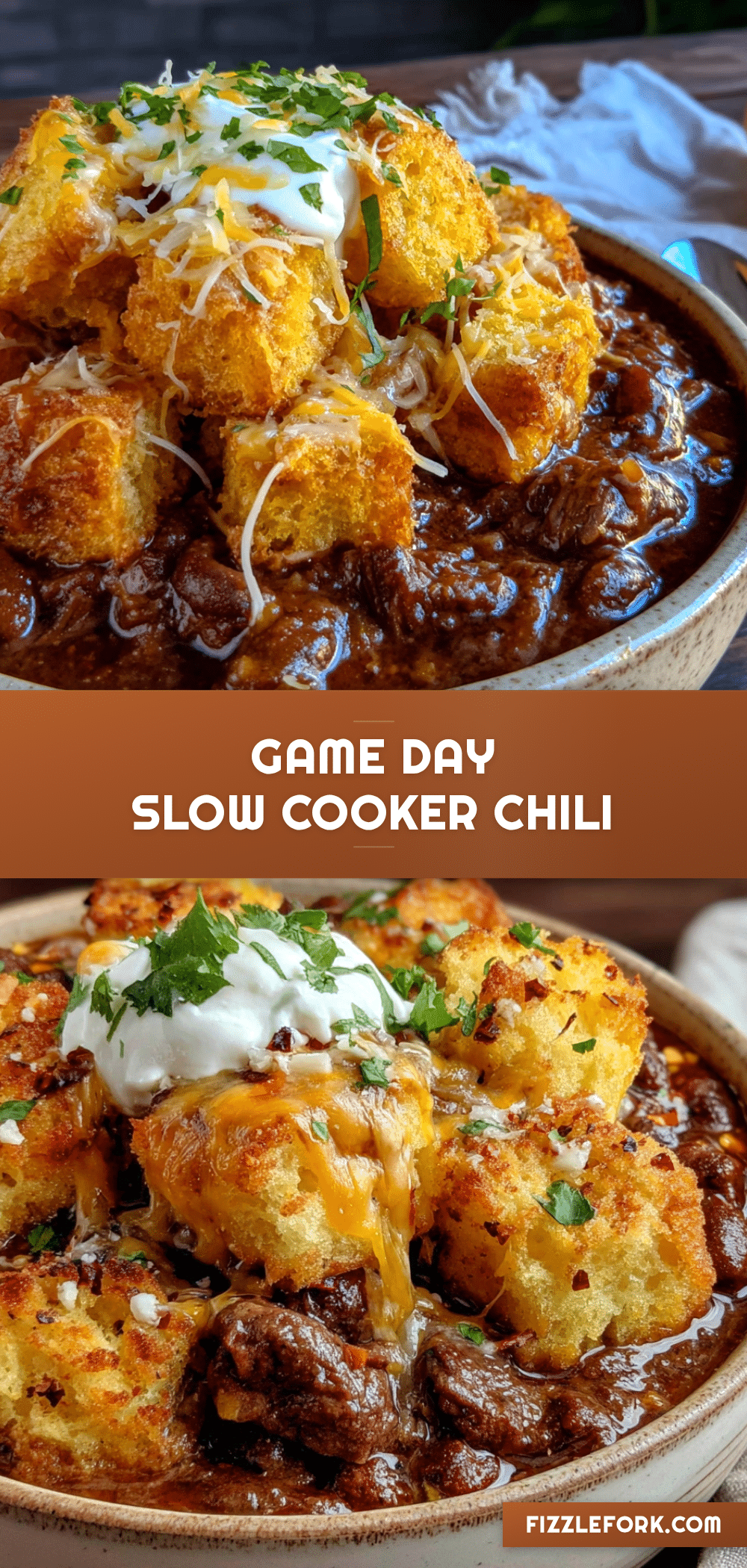 slow cooker football chili recipe