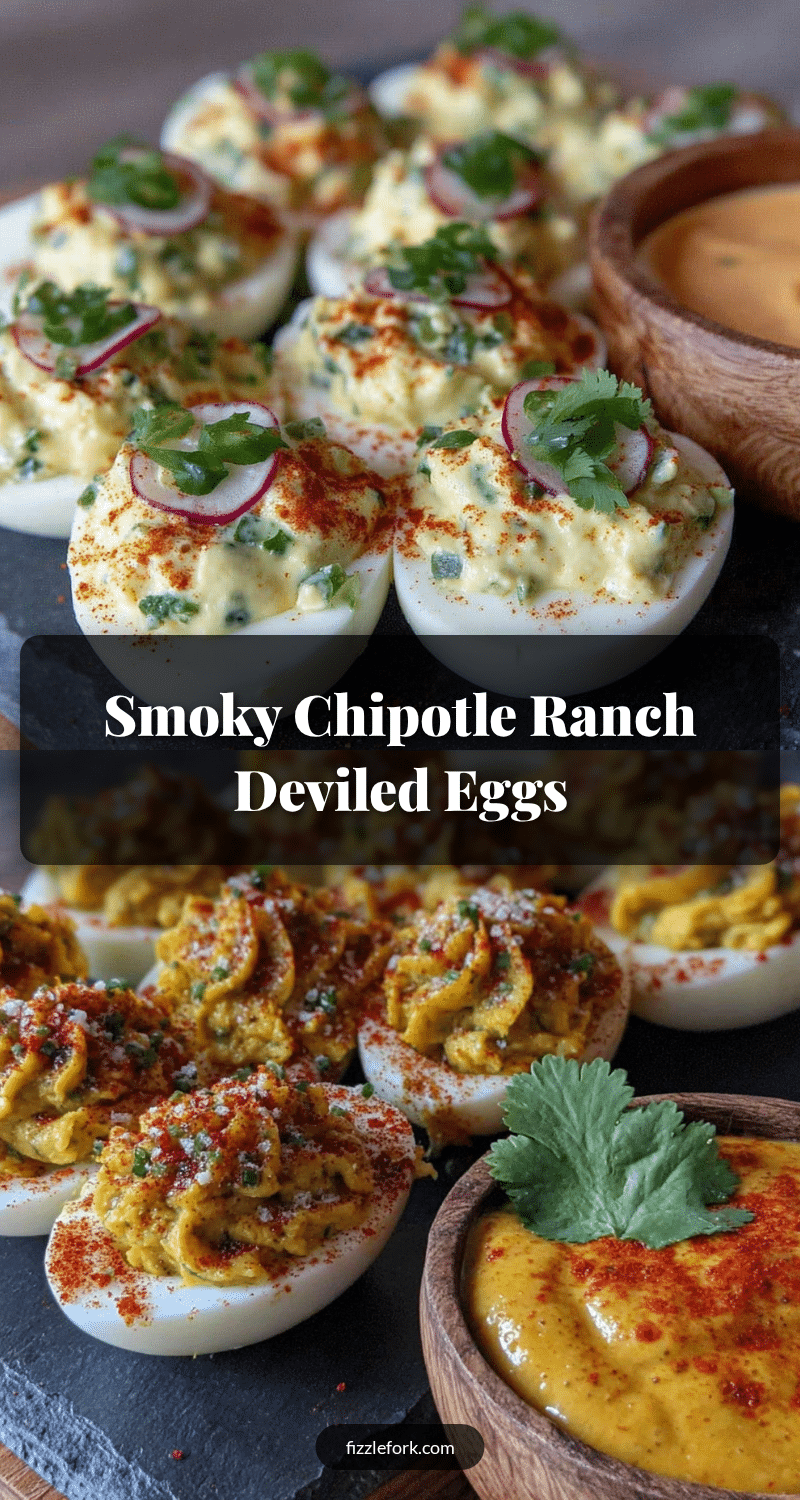 smoky chipotle ranch deviled eggs recipe
