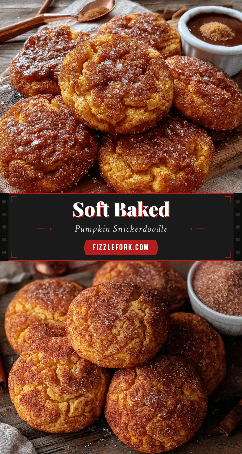 soft pumpkin snickerdoodle cookies recipe