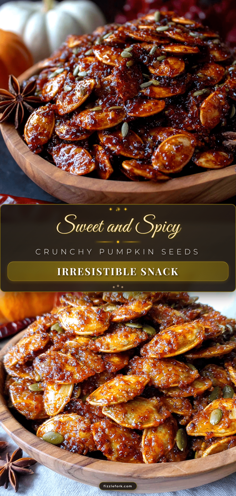 sweet and spicy roasted pumpkin seeds recipe