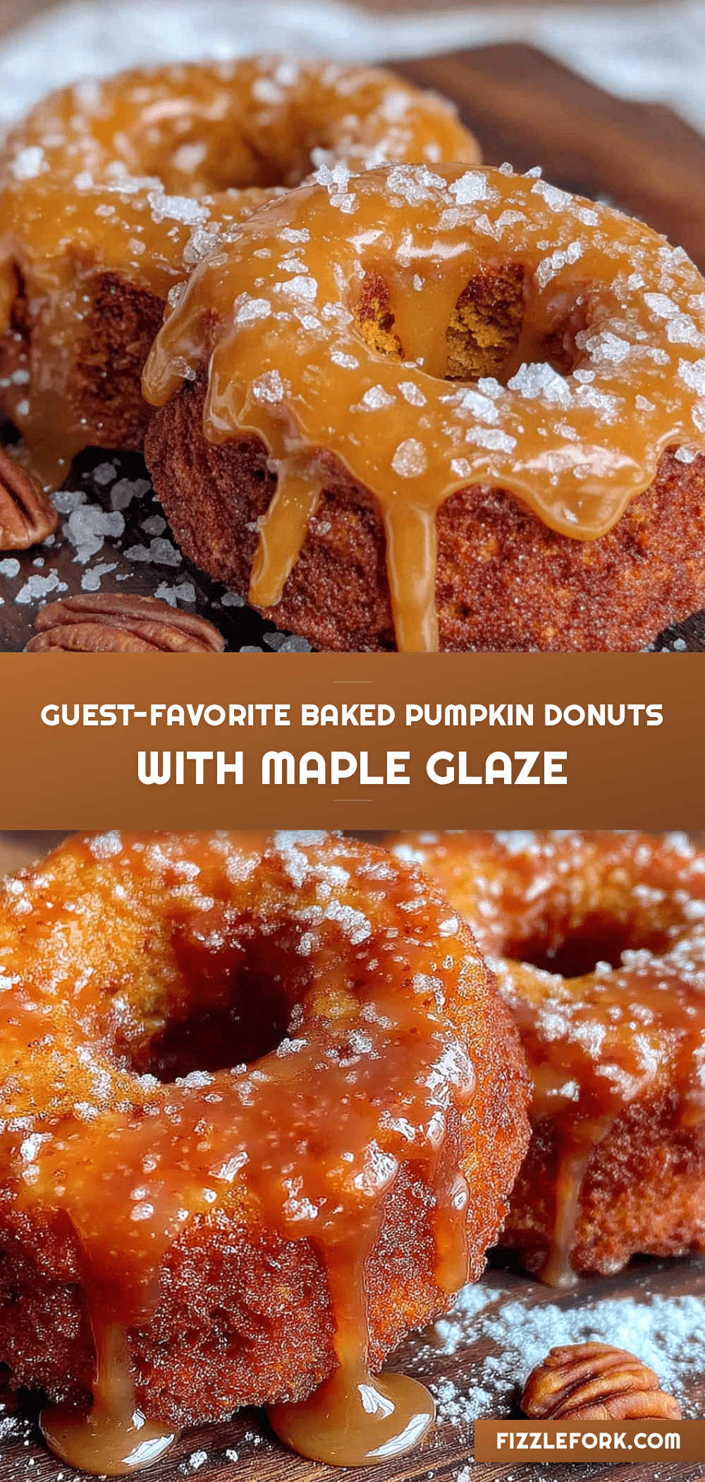baked pumpkin donuts with maple glaze recipe