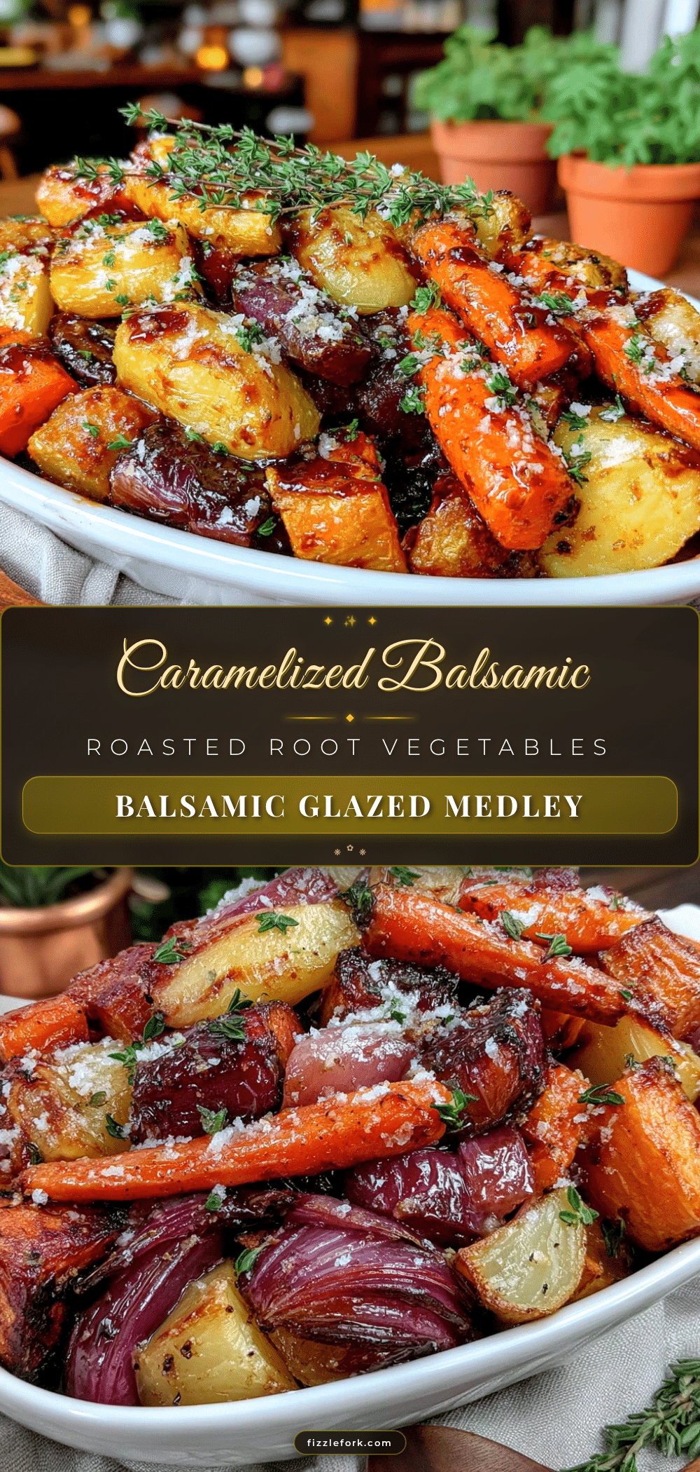 balsamic roasted root vegetables recipe