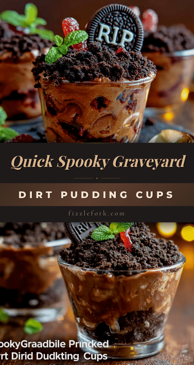 best spooky graveyard dirt pudding cups recipe