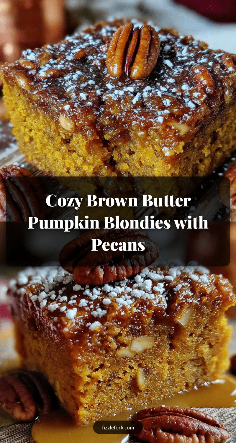 brown butter pumpkin blondies recipe
