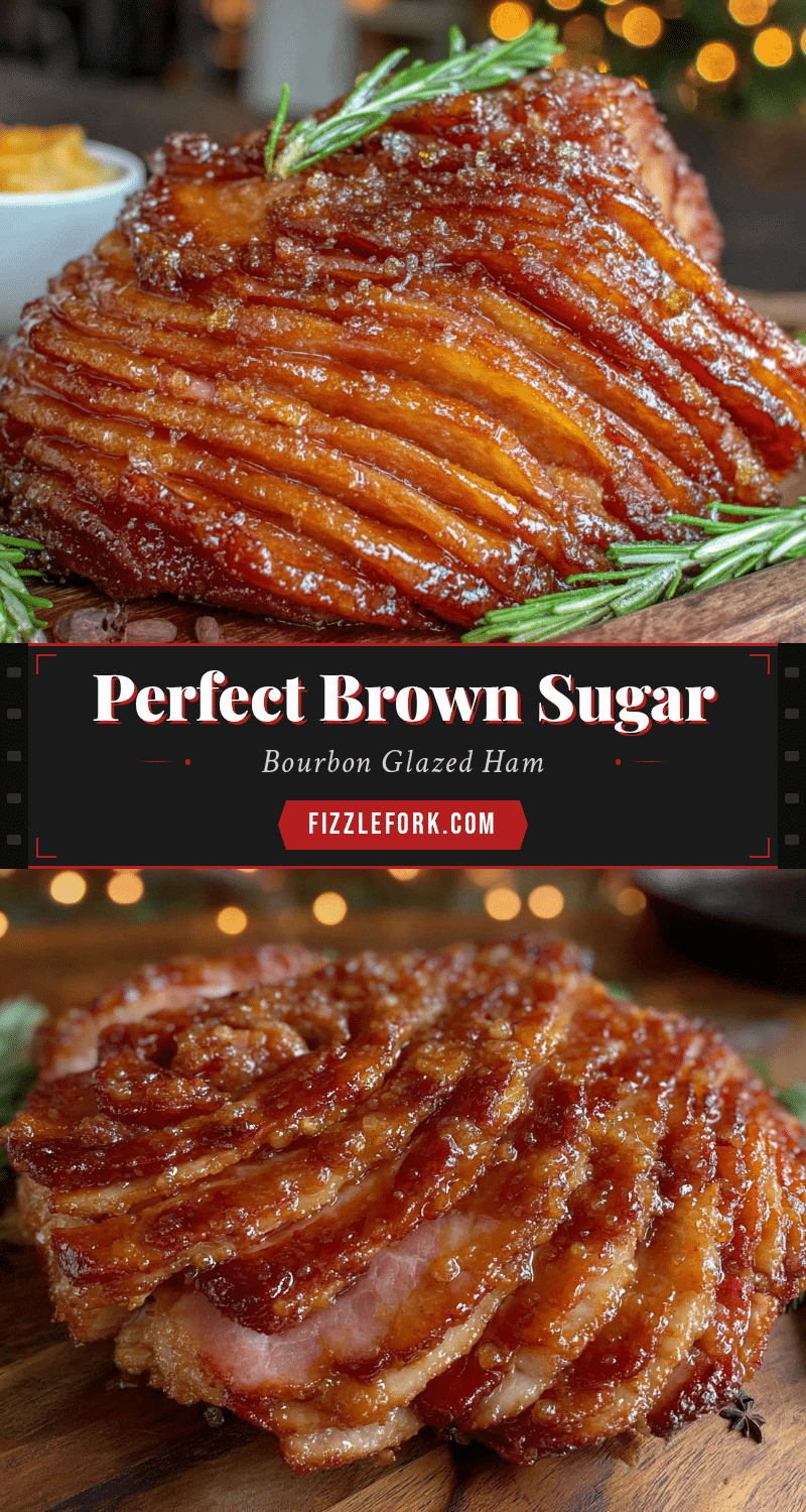 brown sugar bourbon glazed ham recipe