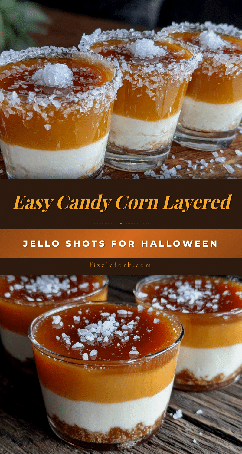 candy corn layered jello shots recipe