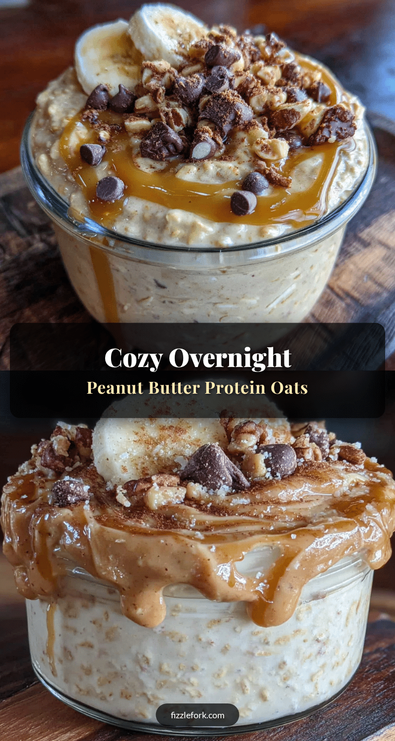 cozy overnight peanut butter protein oats recipe