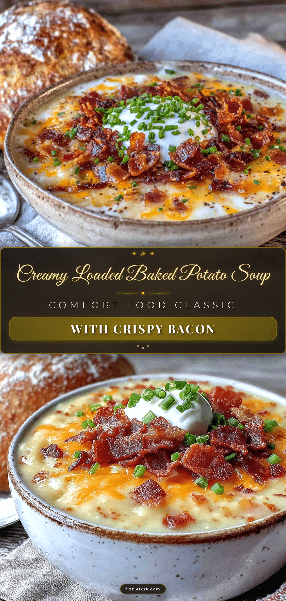 creamy loaded baked potato soup recipe