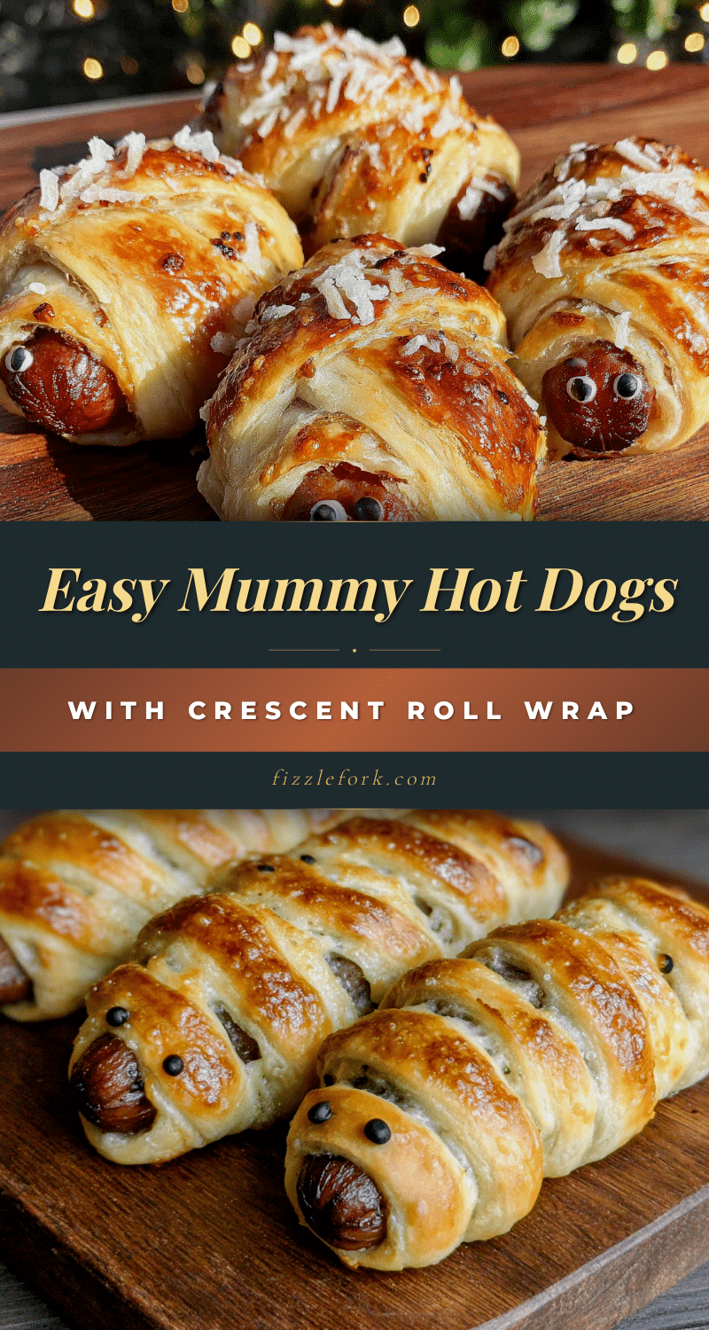 easy mummy hot dogs recipe