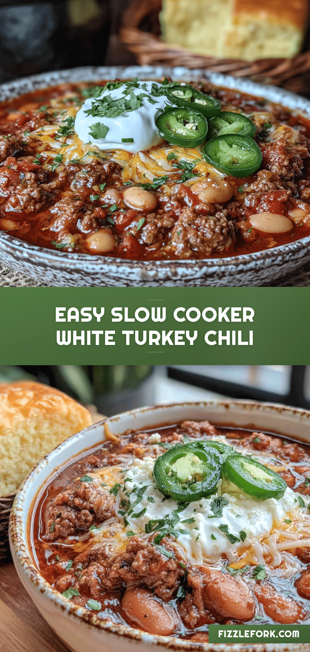 easy slow cooker turkey chili recipe