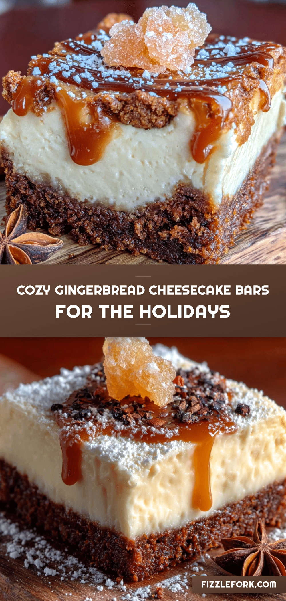 gingerbread cheesecake bars recipe