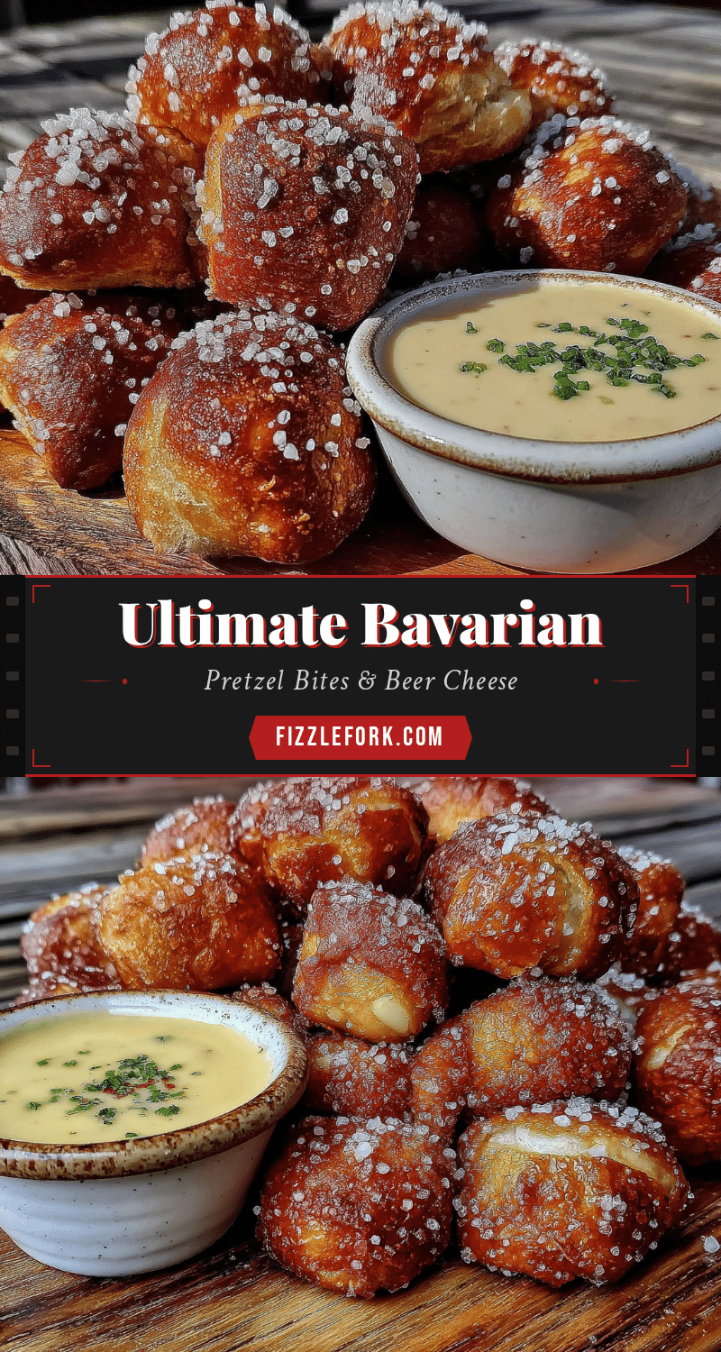 Homemade Bavarian Pretzel Bites with Easy Beer Cheese Dip recipe