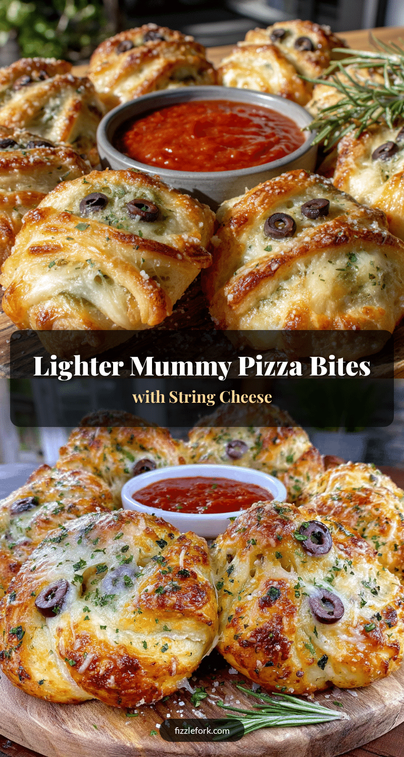lighter mummy pizza bites recipe
