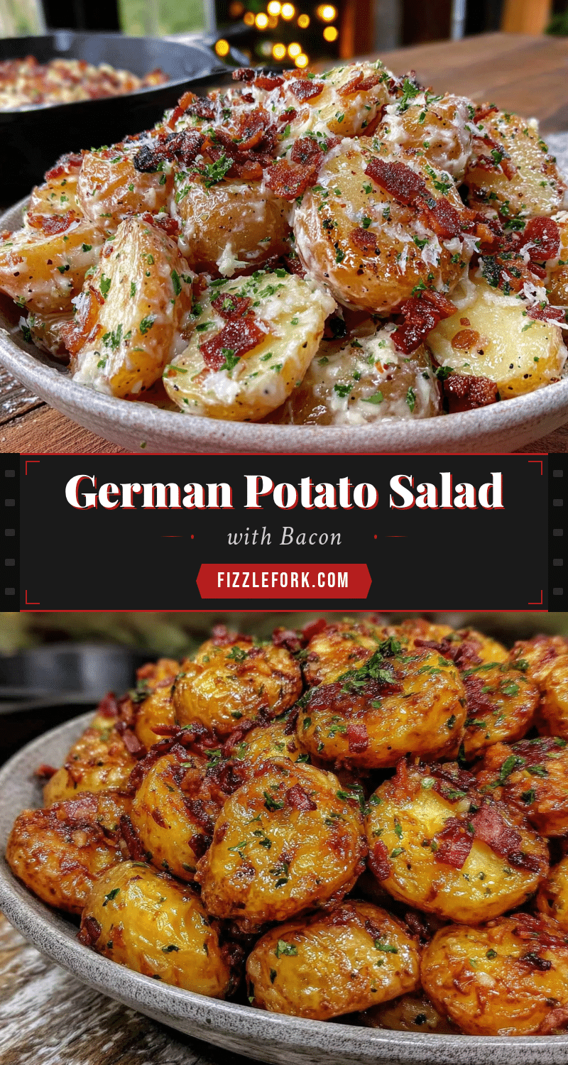 lighter slow cooker german potato salad with bacon recipe