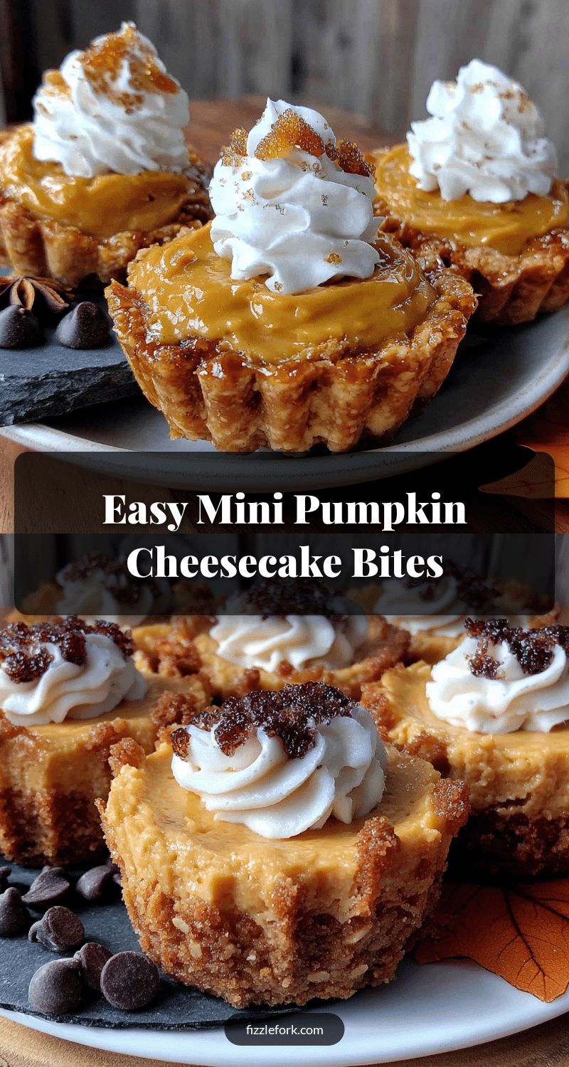 mini pumpkin cheesecake bites recipe