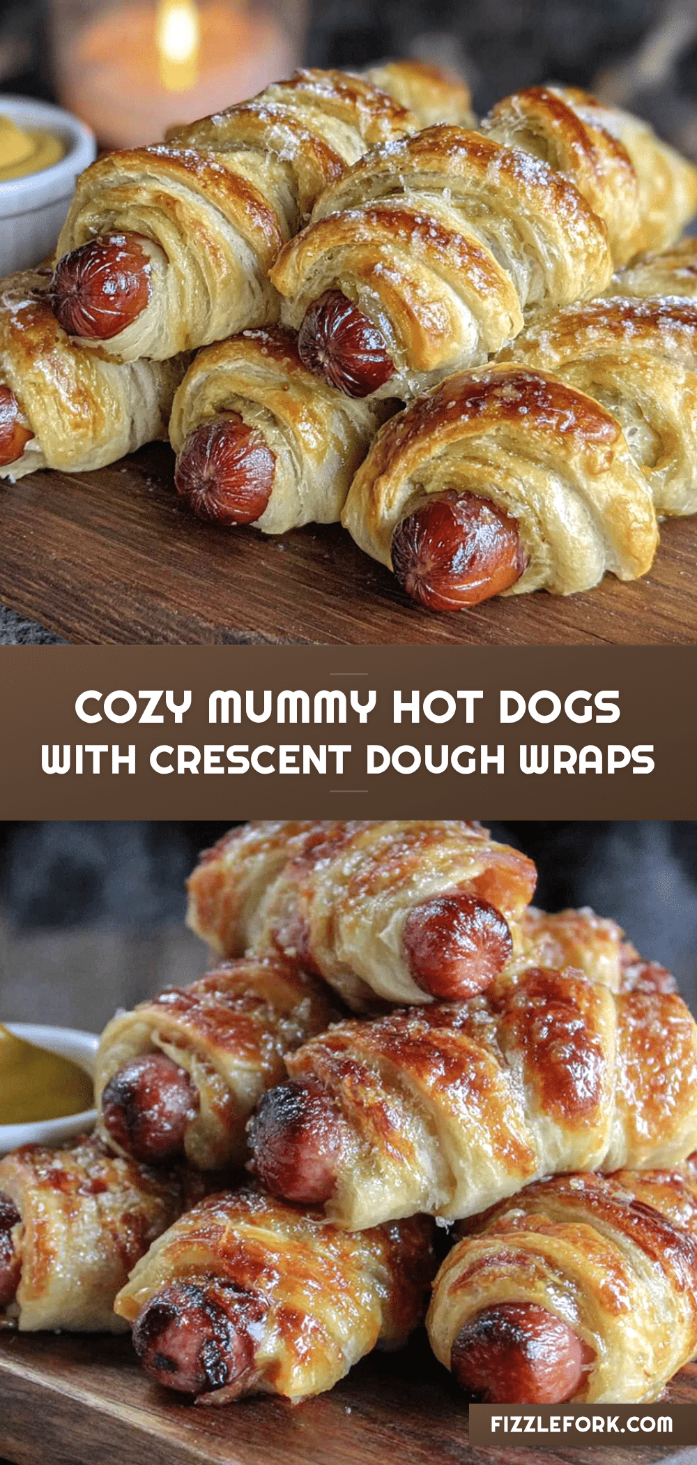 mummy hot dogs with crescent dough wraps recipe