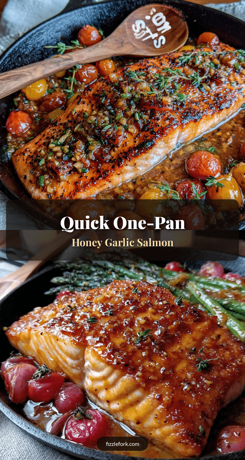 one-pan honey garlic salmon recipe