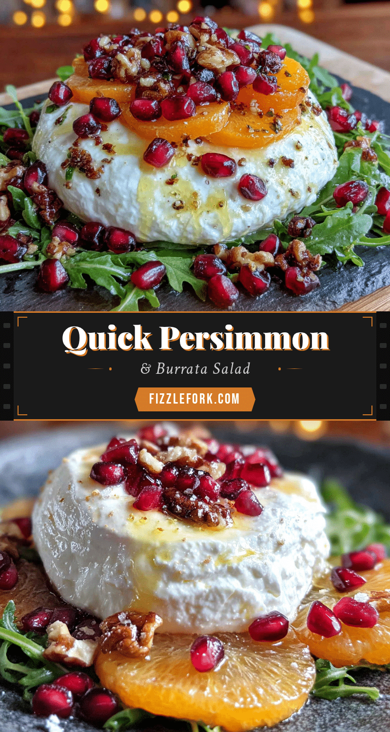 persimmon and burrata salad recipe