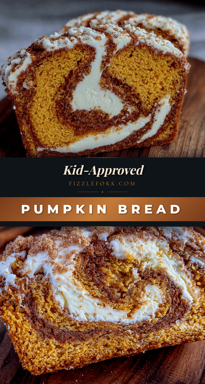 pumpkin bread with cream cheese swirl recipe