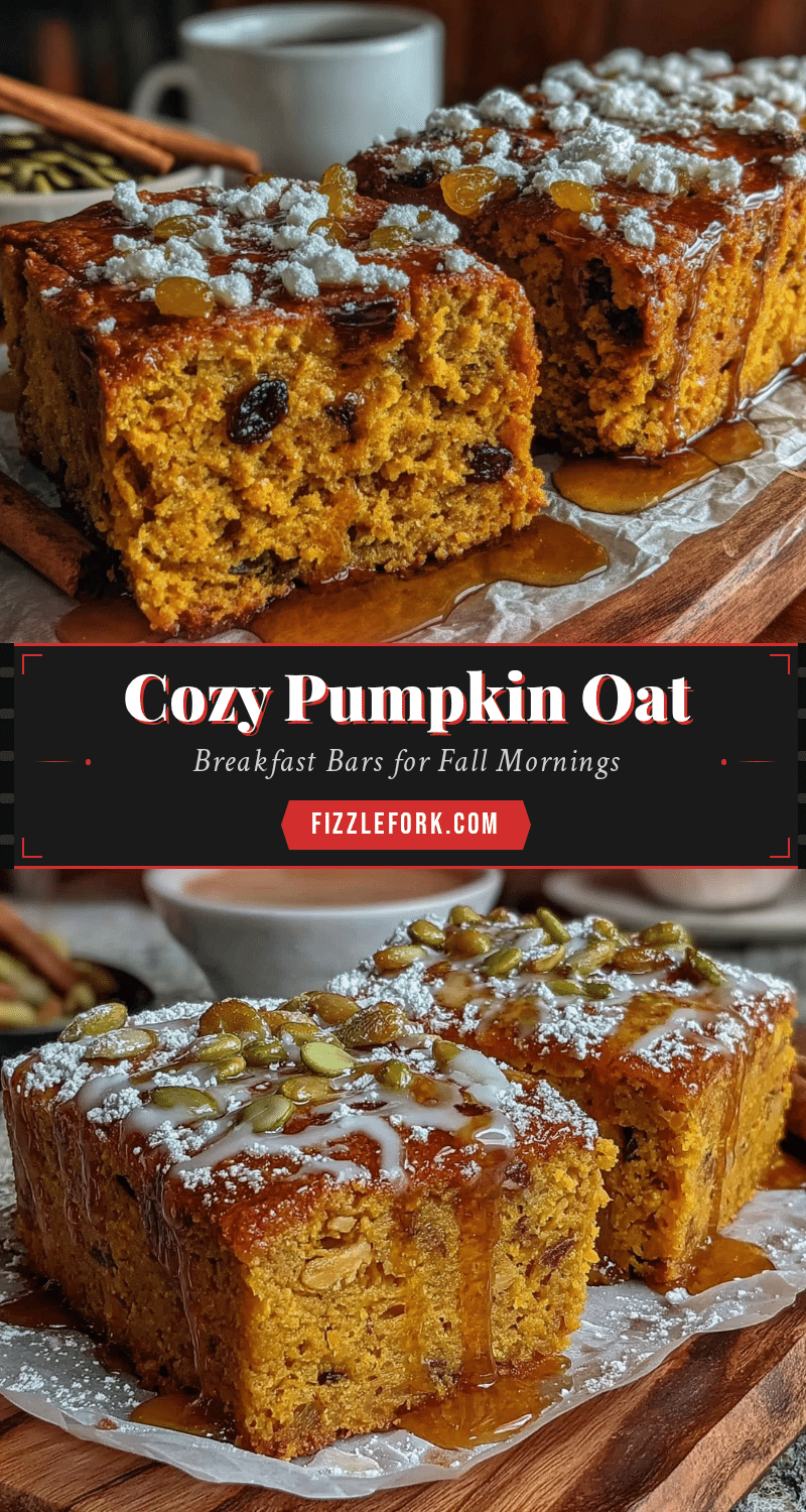 pumpkin oat breakfast bars recipe