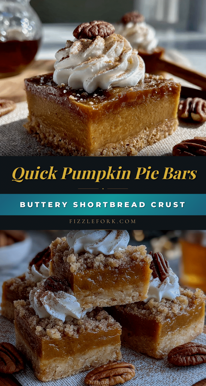 pumpkin pie bars recipe