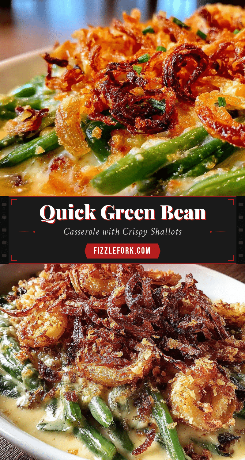 quick green bean casserole recipe