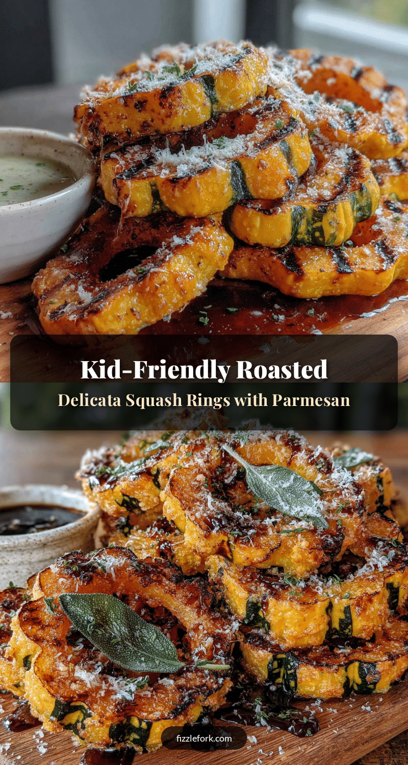 roasted delicata squash rings recipe