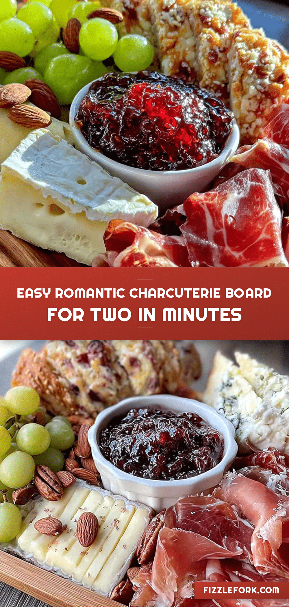 romantic charcuterie board for two recipe