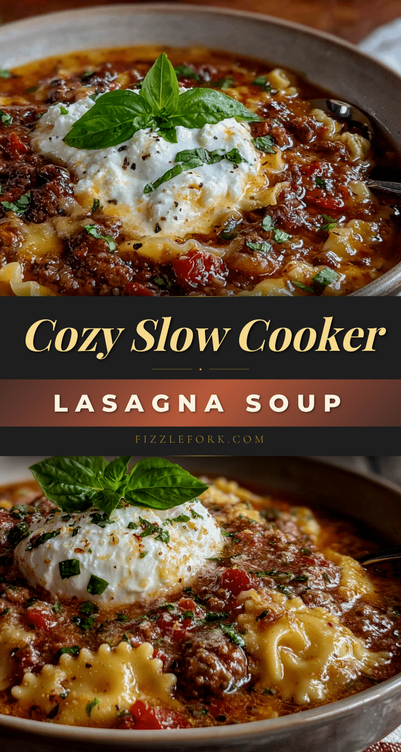 slow cooker lasagna soup recipe