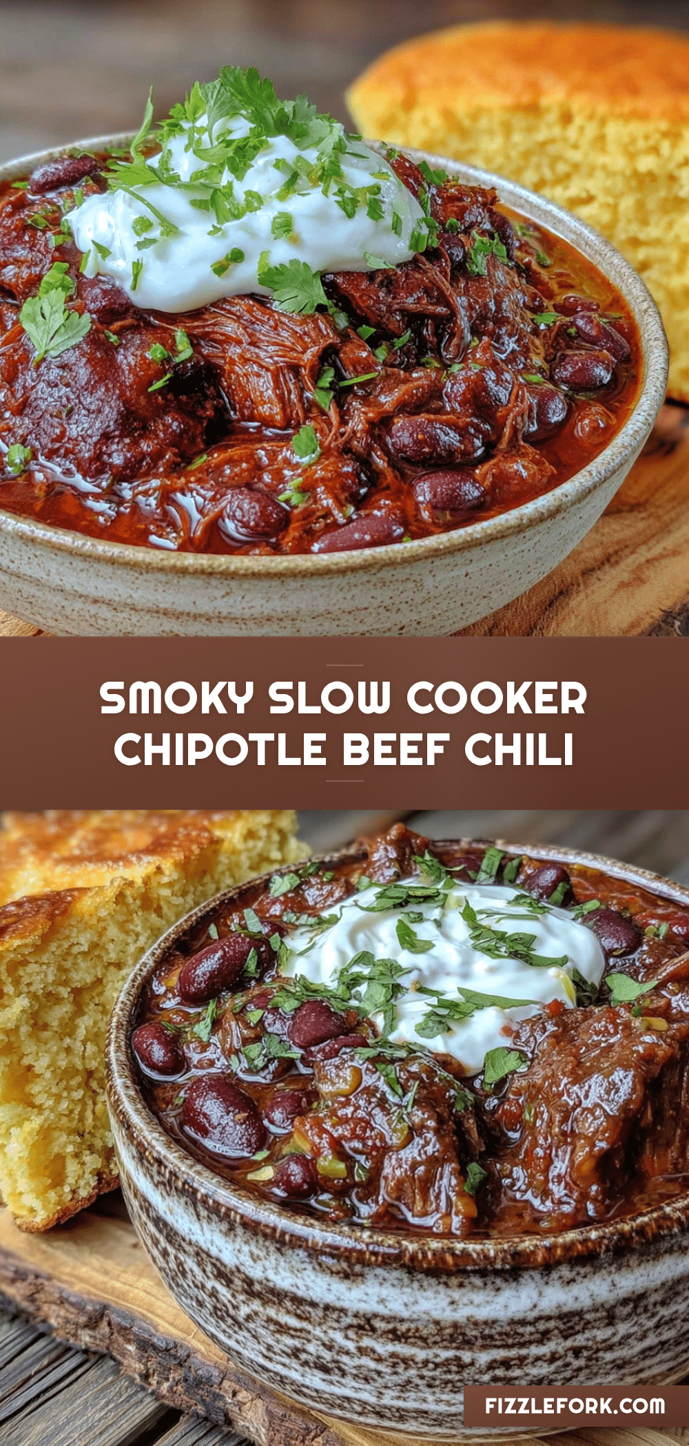 smoky chipotle crockpot beef chili recipe