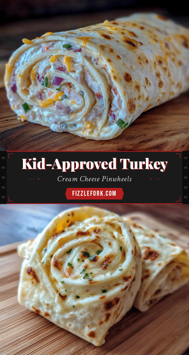 Turkey cream cheese pinwheels recipe