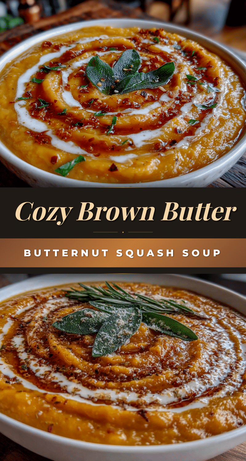brown butter butternut squash soup recipe