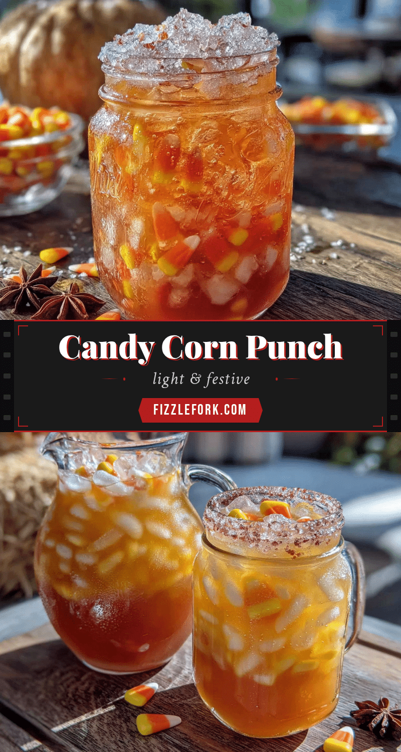 candy corn halloween punch recipe